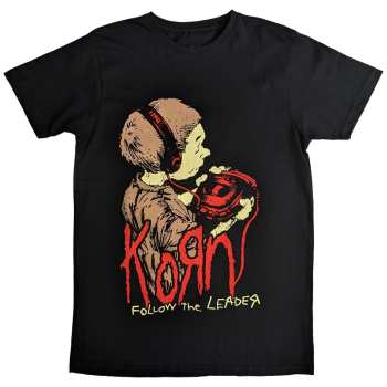 Merch Korn: Korn Unisex T-shirt: Follow The Leader (back Print) (small) S