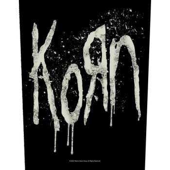 Merch Korn: Hátfelvarró Splatter Logo Korn