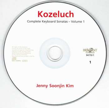 2CD Leopold Koželuh: Complete Keyboard Sonatas (Volume 1) 