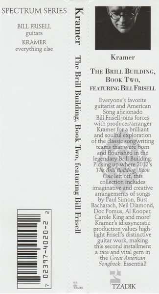 CD Bill Frisell: The Brill Building, Book Two