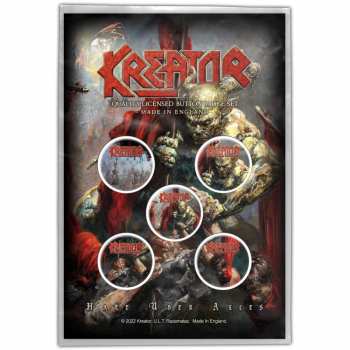 Merch Kreator: Kitűző készlet Hate Uber Alles