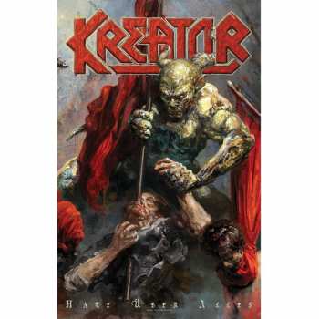 Merch Kreator: Textil poszter Hate Uber Alles