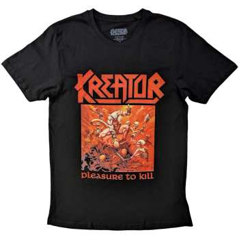 Merch Kreator: Kreator Unisex T-shirt: Pleasure To Kill (back Print) (small) S
