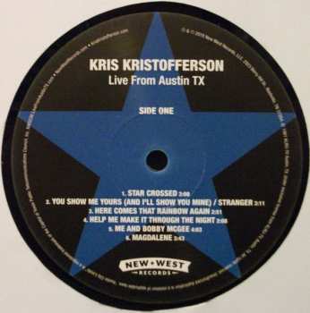 2LP Kris Kristofferson: Live From Austin TX