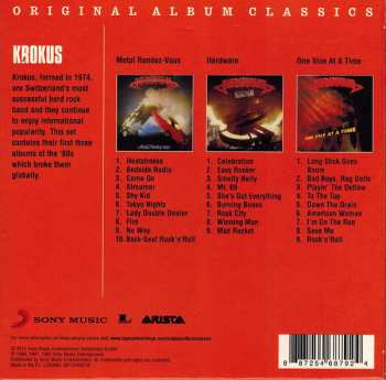 3CD/Dobozkészlet Krokus: Original Album Classics