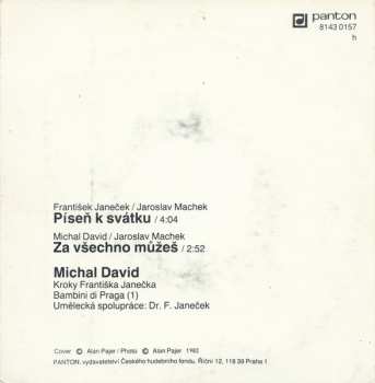 SP Michal David: Píseň K Svátku / Za Všechno Můžeš