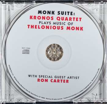CD Kronos Quartet: Monk Suite: Kronos Quartet Plays Music Of Thelonious Monk