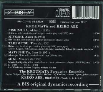 CD Kroumata Percussion Ensemble: Perform Works By Akira Nishimura, Akira Miyoshi, Tōru Takemitsu, Isao Matushita And Minoru Miki
