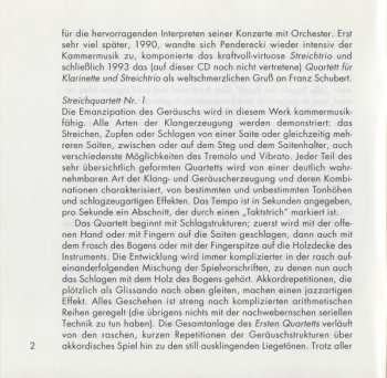 CD Krzysztof Penderecki: Musica Da Camera