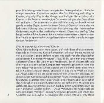CD Krzysztof Penderecki: Musica Da Camera