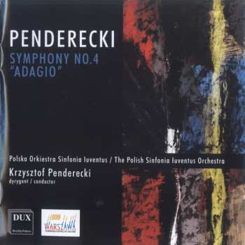 CD Krzysztof Penderecki: Symphony No. 4 "Adagio"