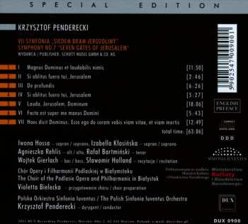 CD Krzysztof Penderecki: Symphony No.7 - Seven Gates Of Jerusalem