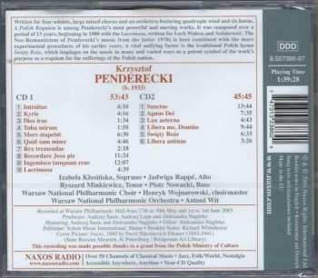 5CD/Dobozkészlet Krzysztof Penderecki: The Choral Works Of Krzysztof Penderecki