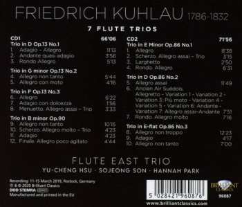 2CD Daniel Friedrich Rudolph Kuhlau: 7 Flute Trios