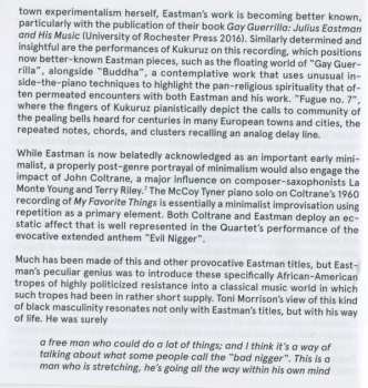 CD Julius Eastman: Piano Interpretations