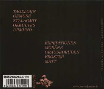 CD Kurschatten: Träume In Pastell