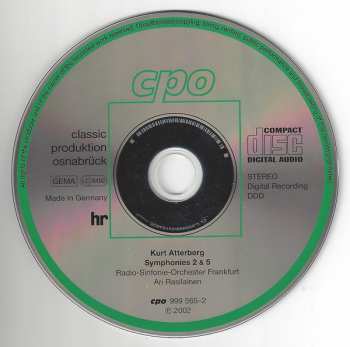 5CD/Dobozkészlet Radio-Sinfonie-Orchester Frankfurt: Complete Symphonies 