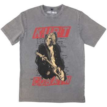 Merch Kurt Cobain: Stone Wash Póló Collage