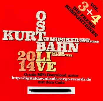 2LP Kurt Ostbahn Und Die Musiker Seines Vertrauens: Live 2014 Auf Der Kaiserwiese Vol. 3 & 4