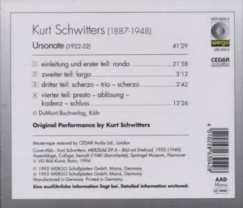 CD Kurt Schwitters: Ursonate