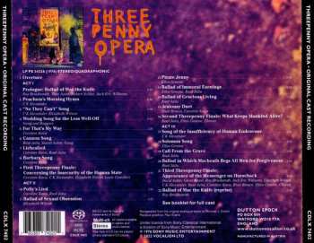 SACD Kurt Weill: Threepenny Opera - New York Shakespeare Festival - Original Cast Recording
