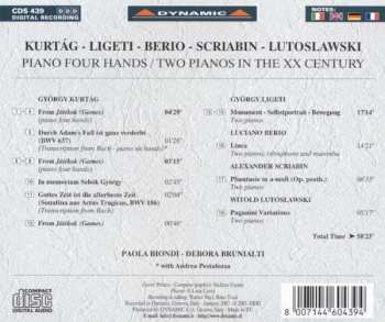 CD György Ligeti: Piano Four Hands / Two Pianos In The XX Century