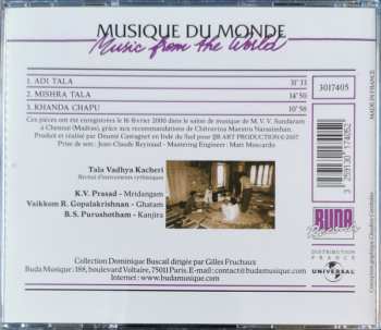 CD K.V. Prasad: Inde Du Sud: Percussions Carnatiques = Southern India: Carnatic Percussions