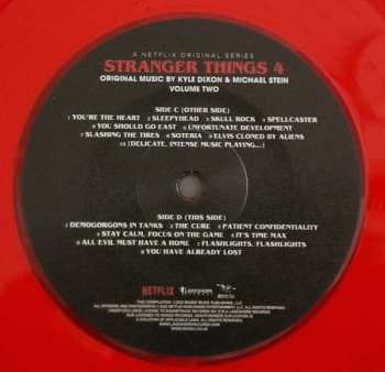 2LP Kyle Dixon: Stranger Things 4 · Volume Two (Original Score From The Netflix Series) CLR