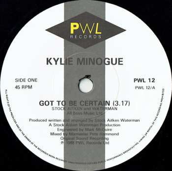 SP Kylie Minogue: Got To Be Certain