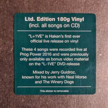 LP/CD Haken: L+1VE LTD