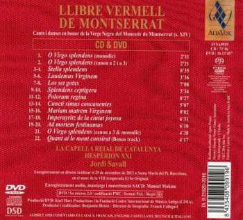 DVD/SACD Jordi Savall: Llibre Vermell De Montserrat (Cants I Danses En Honor De La Verge Negra Del Monestir De Montserrat (S. XIV))