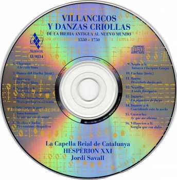 CD Jordi Savall: Villancicos Y Danzas Criollas. De La Iberia Antigua Al Nuevo Mundo (1550-1750)
