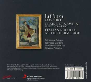 CD La Cetra Consort: Italian Rococo At The Hermitage
