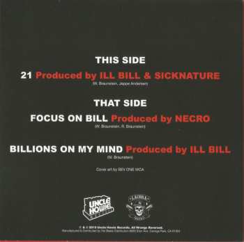 2LP/SP Ill Bill: Black Metal CLR | LTD