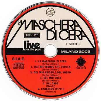 CD La Maschera Di Cera: Milano 2002