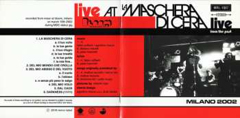 CD La Maschera Di Cera: Milano 2002