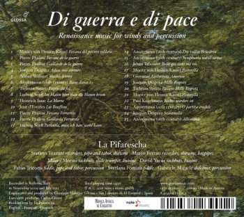 CD La Pifarescha: Di Guerra E Di Pace - Renaissance Music For Winds And Percussion
