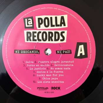 LP La Polla Records: Ni Descanso, Ni Paz!