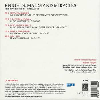 5CD/Dobozkészlet La Reverdie: Knights, Maids And Miracles: The Spring Of Middle Ages