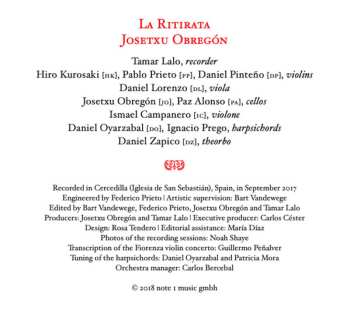 CD Josetxu Obregón: Neapolitan Concertos For Various Instruments