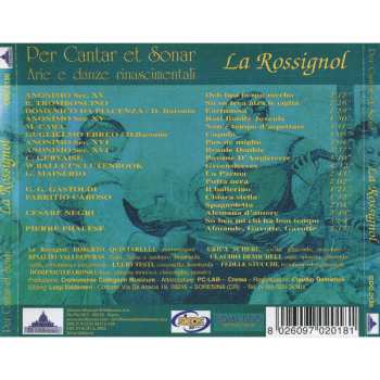 CD La Rossignol: Per Cantar Et Sonar