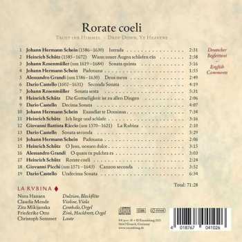 CD La Rubina: Rorate Coeli - Tauet Ihr Himmel / Drop Down, Ye Heavens
