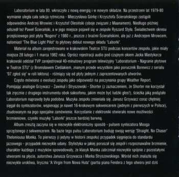 CD Laboratorium: The Blue Light Pilot - Live