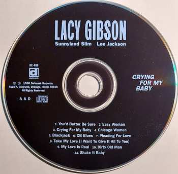 CD Lacy Gibson: Crying For My Baby
