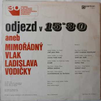 LP Ladislav Vodička: Odjezd V 15'30 Aneb Mimořádný Vlak Ladislava Vodičky