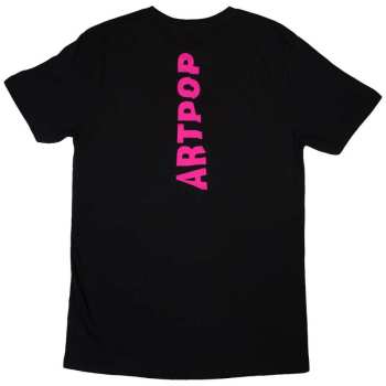 Merch Lady Gaga: Lady Gaga Unisex T-shirt: Artpop Cover (back Print) (small) S