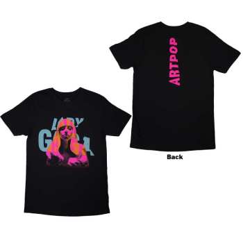 Merch Lady Gaga: Lady Gaga Unisex T-shirt: Artpop Cover (back Print) (small) S