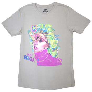 Merch Lady Gaga: Lady Gaga Unisex T-shirt: Colour Sketch (small) S
