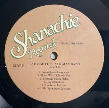 LP Ladysmith Black Mambazo: Best Of Ladysmith Black Mambazo
