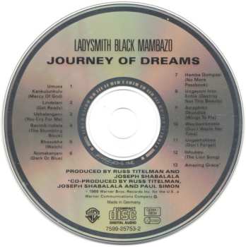 CD Ladysmith Black Mambazo: Journey Of Dreams